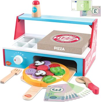 Wooden Pizza Toy With Accessories, 8 of 8