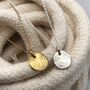 Mini Sunburst Coin Necklace, thumbnail 2 of 9
