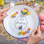 Personalised Easter Enamel Snack Bowl, thumbnail 1 of 6