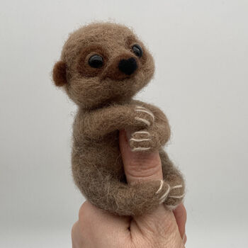 Needle Felting Kit Baby Sloth, 4 of 10