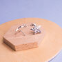 Sterling Silver Bright Star Stud Earrings, thumbnail 2 of 3