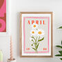 Personalised Birth Flower Print And Seeds Gift Set, thumbnail 3 of 9