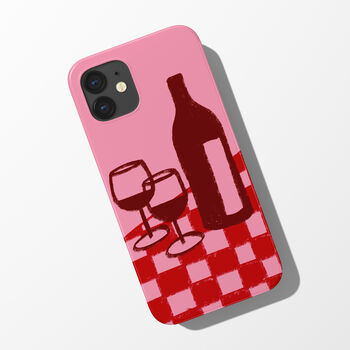 Wine Time Phone Case Durable iPhone Samsung Mobile Cover, 3 of 4