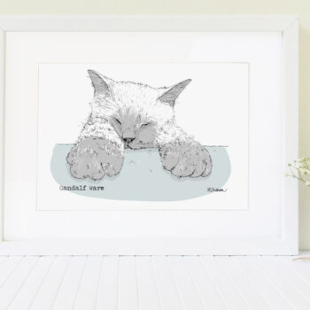 Personalised Hand Drawn Cat Sketch, 5 of 10
