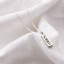 Personalised Silver Kintsugi Tag Necklace, thumbnail 11 of 12