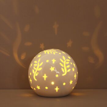 Ceramic LED Celestial Ball Light, 4 of 5