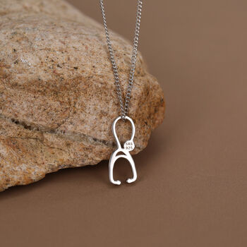 Sterling Silver Stethoscope Necklace, 3 of 12