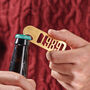 Personalised Solid Brass Year Bottle Opener, thumbnail 1 of 9