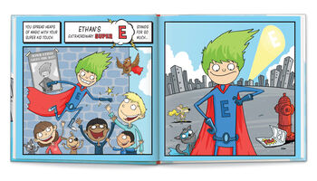 Personalised Children's Book, Super Kid, 8 of 11