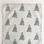 British Shorthair Cat Christmas Cotton Tea Towel, thumbnail 3 of 5
