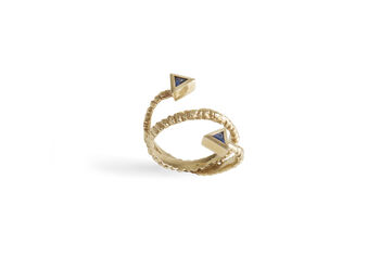 Tri Sapphire Wrap Ring, 3 of 3