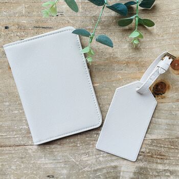Personalised Summer Drawings Passport Cover And Luggage Tag, 6 of 6