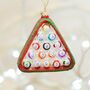 Glass Hanging Pool Balls Christmas Gift Tree Decoration, thumbnail 1 of 2