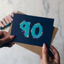 90 Birthday Card, thumbnail 3 of 4