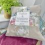 Natural Linen Commemorative Cushion, thumbnail 3 of 10