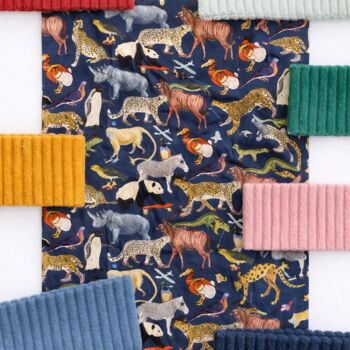 Personalised Liberty Fabric Baby Memory Box, 5 of 8