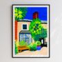 The Parsonage Didsbury Manchester Destination Wall Art, thumbnail 3 of 7