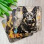 Canine Chromatics Set Of Four Pu Leather Coasters, thumbnail 3 of 8