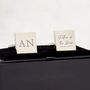 Personalised Father Of The Bride Cufflinks Gift, thumbnail 3 of 4