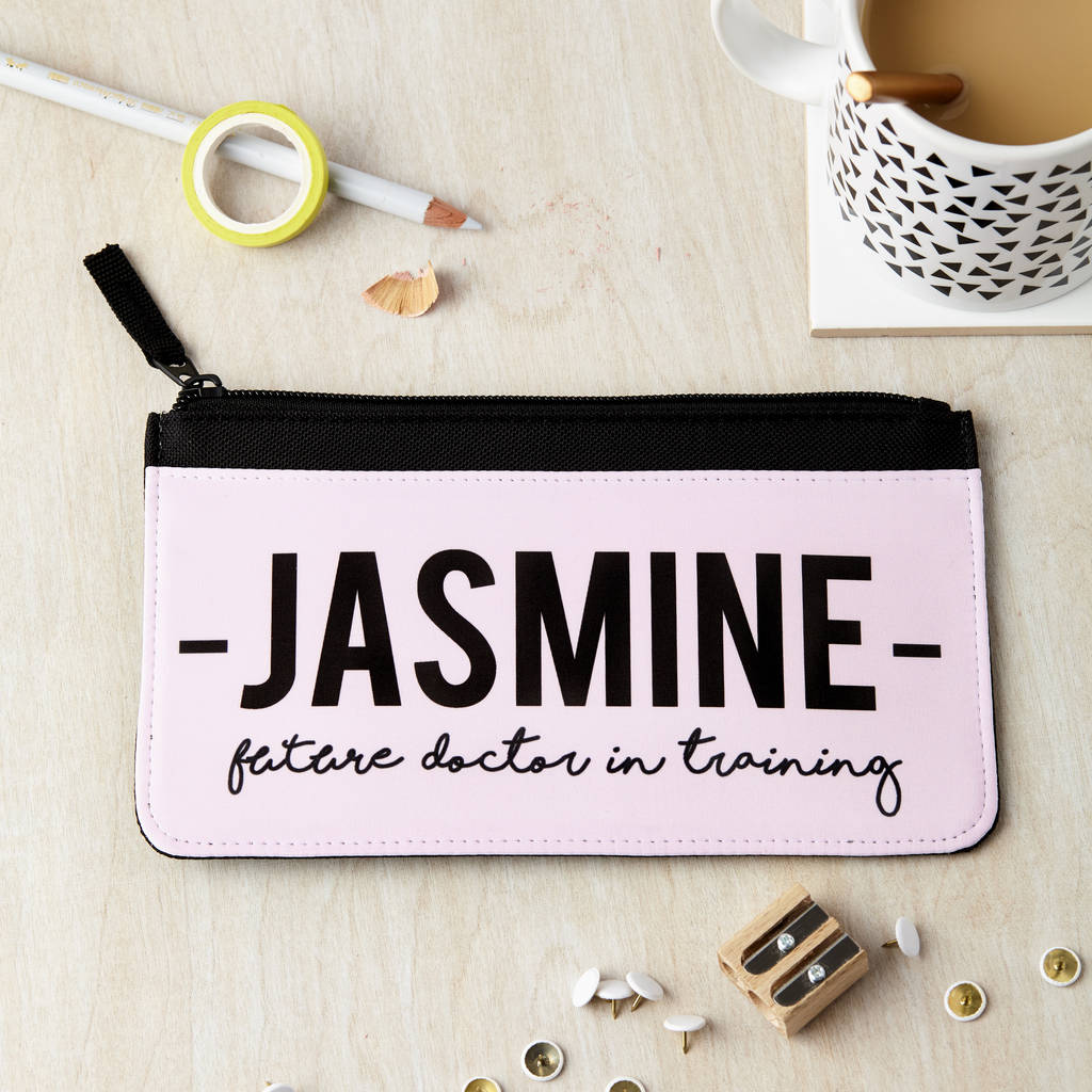 personalised future profession pencil case by tillie mint loves ...