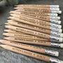Personalised Wedding Favour Alternative Pencil Us In, thumbnail 1 of 2