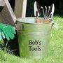 Personalised Garden Tools Storage Bucket, thumbnail 1 of 11