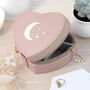 Moon And Stars Pink Heart Travel Jewellery Case, thumbnail 4 of 10