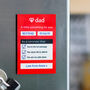 Personalised Fridge Magnet For Dad, thumbnail 1 of 3