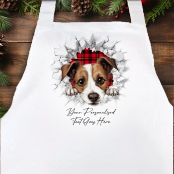 Personalised Christmas Jack Russell Break Through, 4 of 10