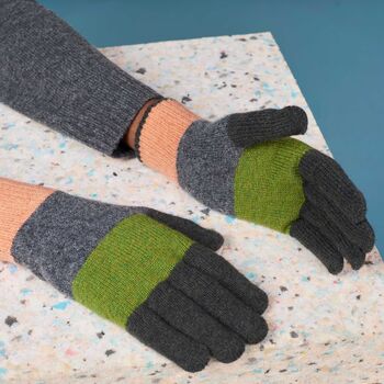 Men's Lambswool Gloves And Fingerless Mitts, 6 of 12