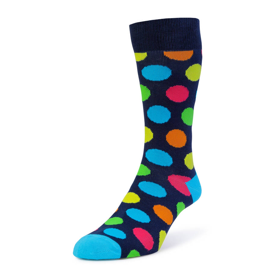 Multi Colour Polka Dot Sock By Bryt | notonthehighstreet.com