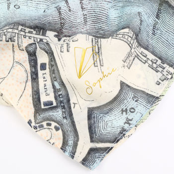 Vintage London Map Scarf, 5 of 9