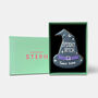 Personalised Spooky Bitch Witch Hat Halloween Letterbox Iced Cookie, thumbnail 4 of 11