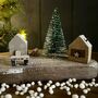 Christmas Scene With Tree Wooden Decoration, thumbnail 4 of 4
