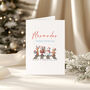 Cute Christmas Gang Personalised Christmas Card, thumbnail 2 of 4