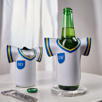 Personalised Cricket Shirt Can Cooler, 3 of 5
