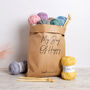 Giant Annie The Hippo Knitting Kit, thumbnail 11 of 11