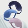 Dark Blue Colour Mulberry Silk Eye Mask, thumbnail 3 of 4