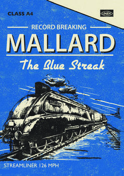 Mallard Train Geetings Card, 2 of 2