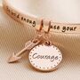 'Be Brave' Meaningful Word Bangle, thumbnail 5 of 5