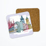Personalised Prague Skyline Coaster, thumbnail 3 of 3
