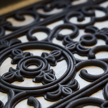 Newby Traditional Rubber Door Mat, 3 of 5
