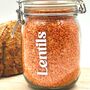 Vinyl Label Stickers For Food Jars And Containers, thumbnail 1 of 8