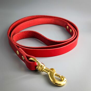 Personalised Leather Dog Lead, 3 of 12