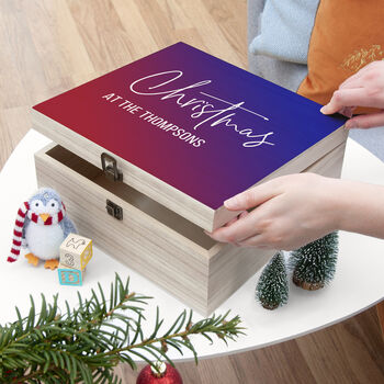 Personalised Large Family Christmas Eve Box, 6 of 6