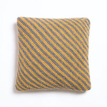 Striped Cushion Knitting Kit, 4 of 7