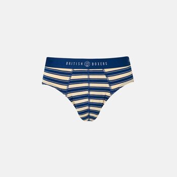 Men's 'Maritime' Four Pack Bamboo Briefs, 4 of 8