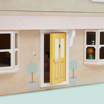 Personalised Colourful Wooden Doll’s House, 4 of 6