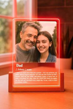Personalised A5 Acrylic Definition Plaque With Photo Powered By Usb, 8 of 11