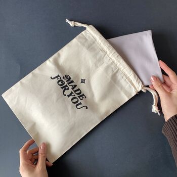Personalised Handwriting Makeup Bag, 6 of 6